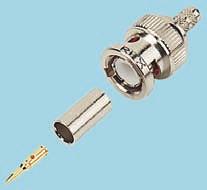 BNC plugs with an impedance of up to 4GHz and 75Ω up to 2Ghz Ì Crimp,Clamp or Twist On termination 231095 Impedance 75Ω Frequency Range 0-4Ghz 0-1Ghz VSWR 1.3max 0-4GHz 1.05 +0.