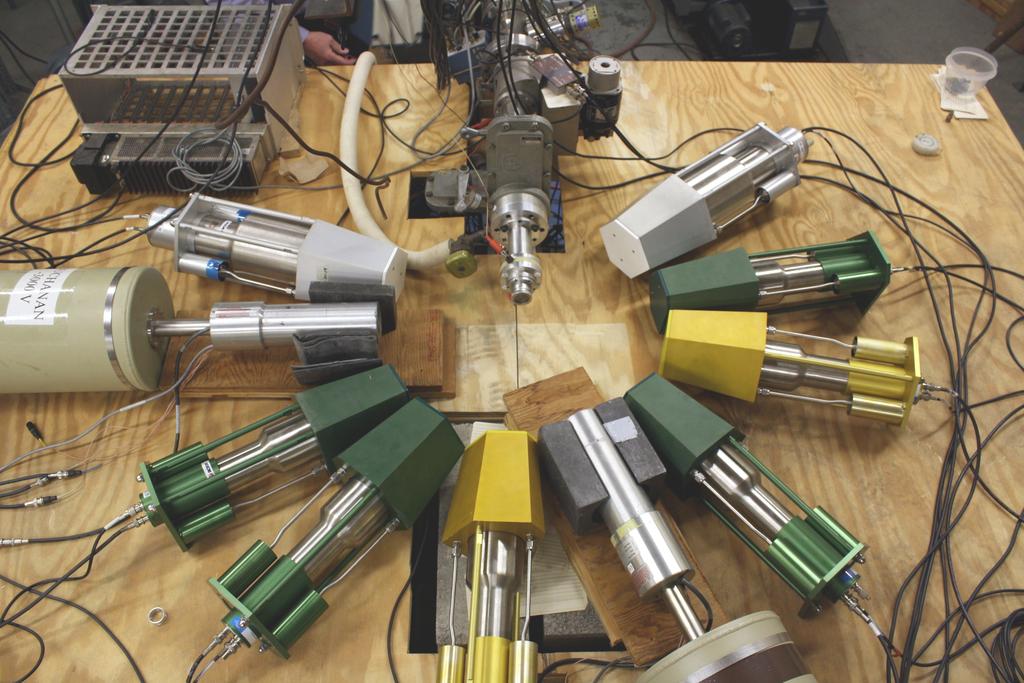 Kmax-based Event Mode DAQ for UKAL Figure 8: Experimental setup for 24 Mg(3 He,n)26 Si commissioning run in December, 2013. Shown are eight deuterated benzene scintillators and two HPGe detectors.
