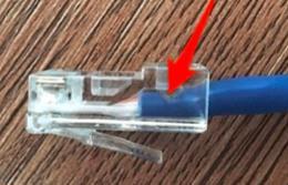 Observe the tip of the connector to confirm that all the wires are fully inserted. Yes, the cable is rightly connected to the connector.