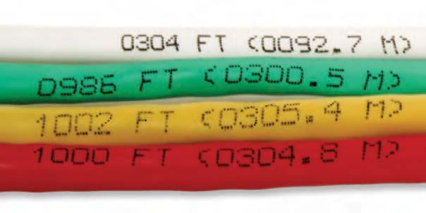 copper data cable Both ends of each cable run are easily identifiable without the need to separately label or tone the cable