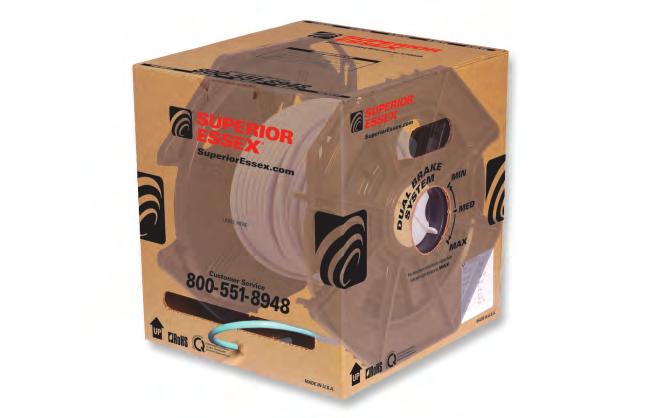 Product Description Superior Essex offers premises fiber cable products packaged in a BrakeBox design, which includes the innovative QuickCount footage marking and a variable resistance system that