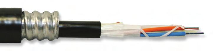 Product Description Interlock Armored Optical Fiber Cables provide for an extremely well protected cable package ideally suited for harsh environments.
