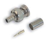 ZDC RF Coax Connector Series PRODUCT OFFERING & DIMENSIONS BNC Straight Plug