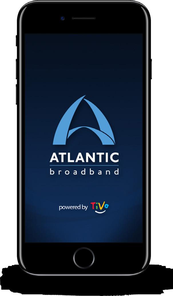 Using the Atlantic Broadband App With our free Atlantic Broadband App, you have the freedom to: Stream live or recorded shows in your home Download most recorded shows and