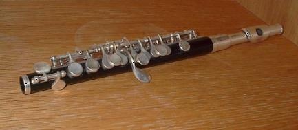 an octave higher than a standard flute Range of three octaves Used for