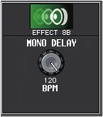 Graphic EQ, effects, and Premium Rack Using the Tap Tempo function The average interval (BPM) at which you press the USER DEFINED key will be calculated, and that value will be applied to the BPM