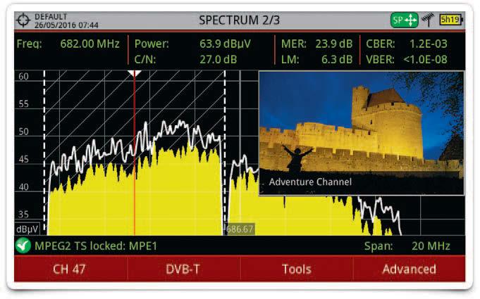 PROFESSIONAL SPECTRUM ANALYSER Reference