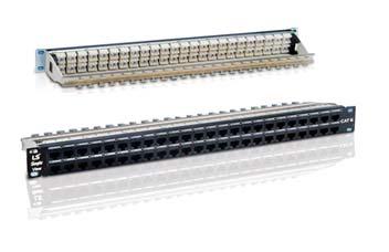 SimpleView TM Patch Panels incoporate pairbalancing technology for optimum performance and LED indicators on the panels identify any two