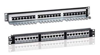 performing Moves, Adds and Changes (MACs) UTP & STP RJ to RJ Patch Panel A rear RJ45 modular jack for simple connection