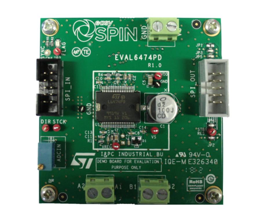 Stepper motor driver mounting the L6474 in a high power PowerSO package Features 