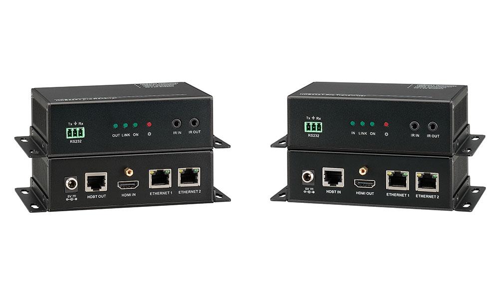 HDBaseT 100M Extender with 2-Port Ethernet Switch Extend Ultra