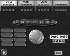 5.3 The VTR area on the Control monitor was introduced in Unit 1. The VTR controls resemble the controls of a standard VCR.