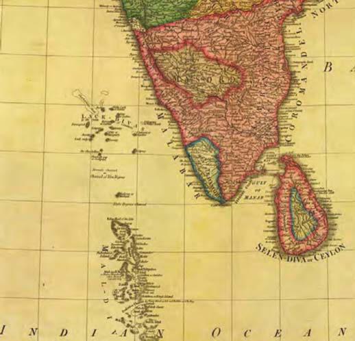 Figure 1.5: Map of British India, 1806.