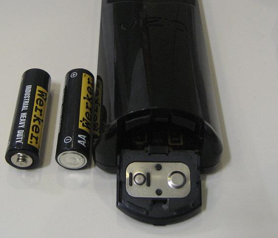 1.5.1 Insertion of Batteries in the Remote Control Press and slide out the battery cover by following the direction shown by the molded arrow on the surface of the cover.