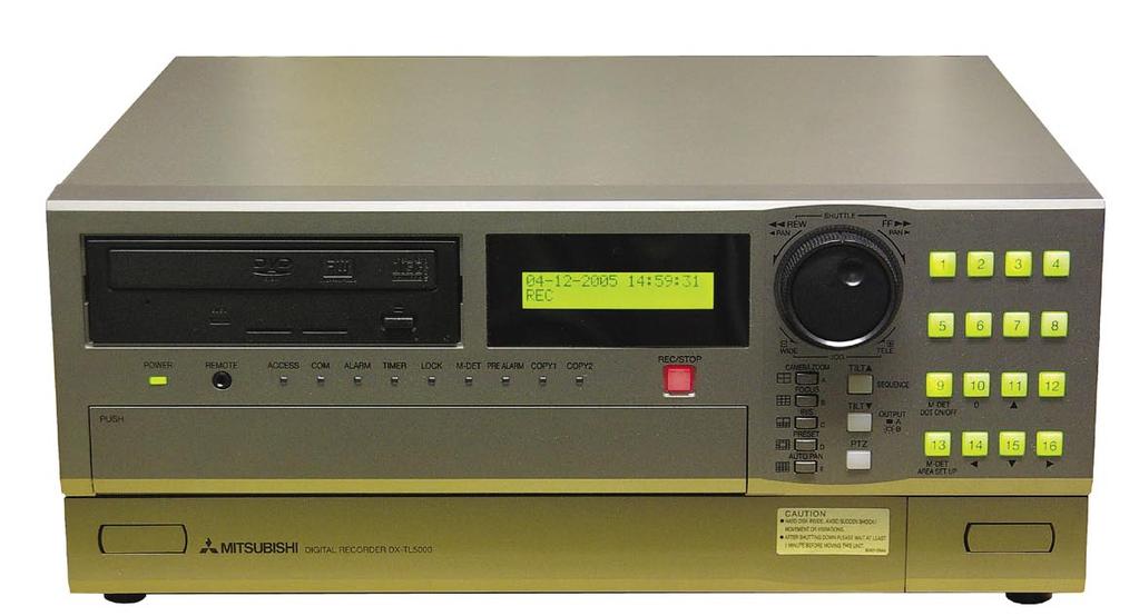 The model is DX-TL5000, which is a 16 looping-channel DVR that runs on a hardware-embedded Operating System.