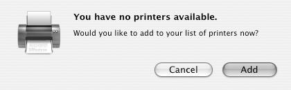 22 Setting Up Client Systems 7. Open the Mac OS X Print Center (OS X 10.2.x) or Printer Setup Utility (OS X 10.