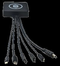 ACCESSORIES BYOD-PUCK BYOD CONNECTION HUB - 6 INPUT TO HDMI AUTO-SWITCHER AND CONVERTER The Digitalinx BYOD-PUCK is a multiformat video converter to connect mobile devices with the following outputs: