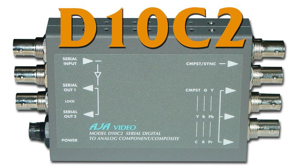 D10C2 10-bit Serial Digital to Composite/ Component