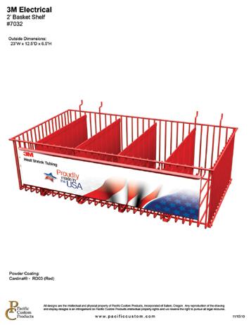 5 H This versatile 2 ft basket shelf can be used for