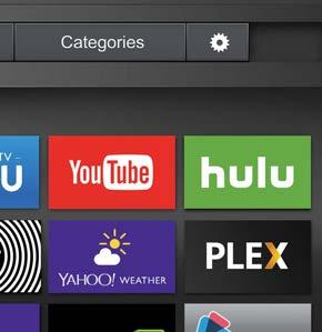 Categories: Displays apps sorted into categories: Spotlight, Yahoo!