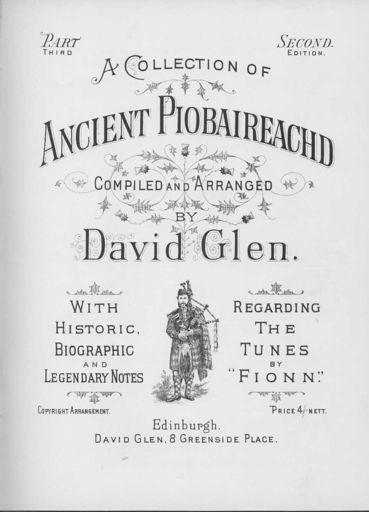 (4) New footnotes on pp 2, 6, 12, 31, 42. There are many alterations in the music text. II We know there must have been an edition II because David Glen identified Edition III as shown below.