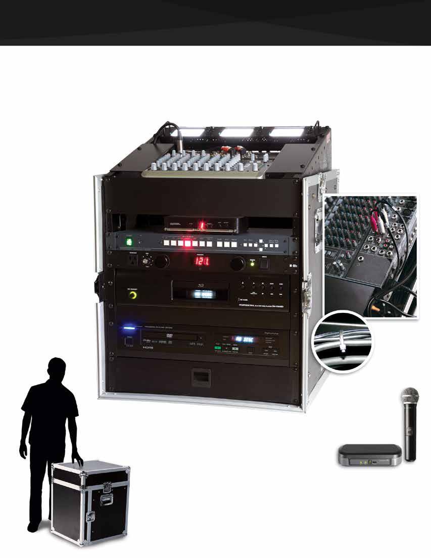 CINEBO ELITE CONSOLE CineBox TM Elite is an all-in-one audio-visual console with the best in professional audio and video projection.