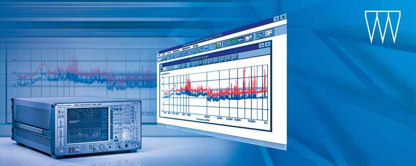 EMI Software R&S ES-K1 for fast, accurate and reproducible measurements User-friendly EMI test software under Windows EMI measurements to commercial and military standards such as CISPR, VDE, FCC,