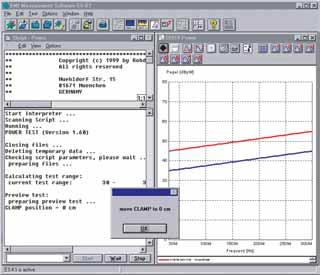 feature with which a familiar word processing program (e.g. Word for Windows) can be used to insert graphics, tables, or measurement result lists wherever appropriate.