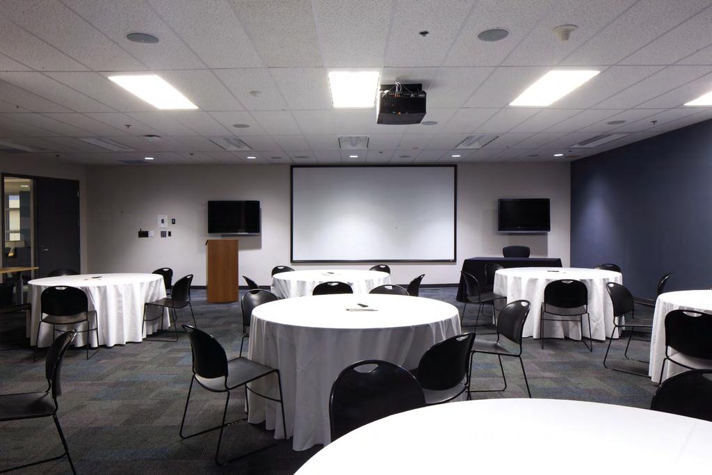 CONFERENCES Ideal for break-out sessions or board of directors meetings, the conference centre is a great add-on to any corporate event.