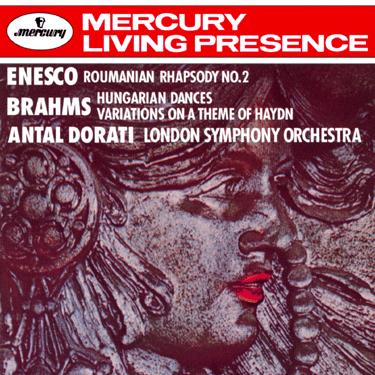 Hungarian Dances; Variations on a Theme of Haydn; ENESCO: Roumanian Rhapsody No. 2 First LP Release: SR-90437 (Dance Nos.