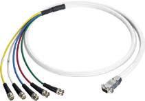 VIDEO CABLES 45 Component RGB: Miniature Plenum The Gepco Brand miniature plenum rated RGB coax snake utilizes specialized plenum PVC and other proprietary compounds for improved flexibility compared