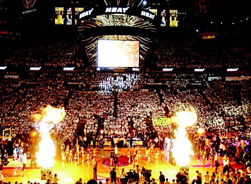 AMERICAN AIRLINES ARENA Miami, Florida Home Of The Miami Heat Click Effects is the backbone of HEATV and our Miami Heat game presentation. It s 90% of our show!