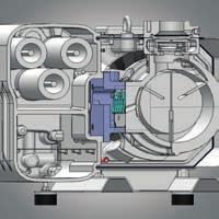 Industry Leading Vacuum Performance Pump design allows lowest base partial pressure: 8 x 10-2 mbar