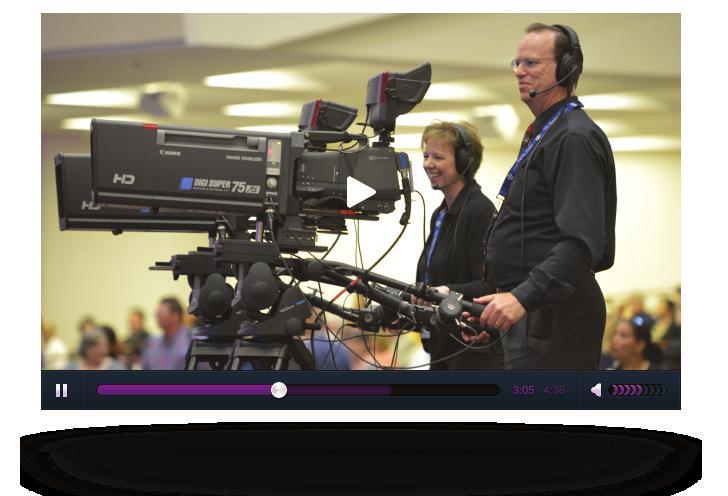 VIDEO CASE STUDY See how First Baptist Dallas uses Grass Valley camera and switcher technologies to streamline the production of broadcast,