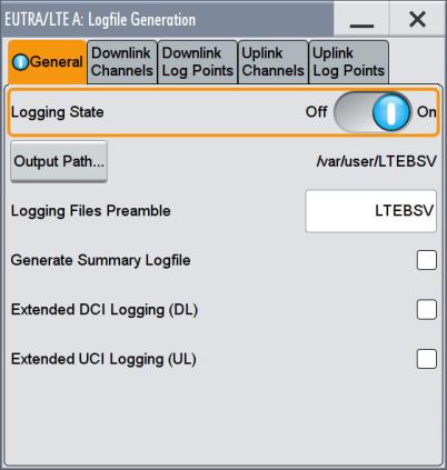 Introduction Figure 2: Overview of the logging parameters. The data of each logging point are saved as files in an adjustable path.