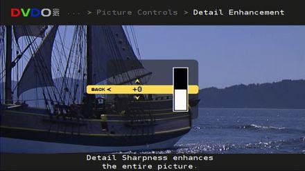 Picture Controls: Detail Enhancement Section 3: Remote & Menus Main Menu -> Picture Controls -> Detail Enhancement Fine Enhancement, like all picture controls, is independently adjustable for every