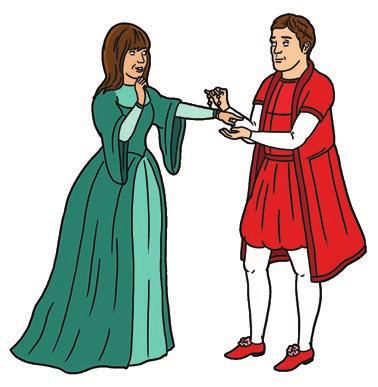 Using the illustrations in the book as inspiration, have your students come to school dressed as a character or characters from one of Shakespeare s plays.