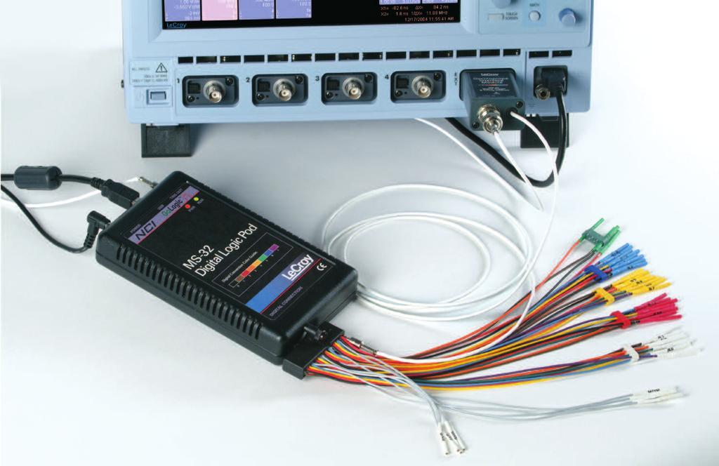 LeCroy now offers the perfect solution Users can capture all their signal for embedded controller testing where information using long memory, there are multiple analog signals or set up digital or
