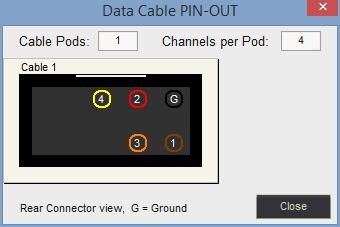 Configuration 34 After the Project Configuration Options window opens, click the "Cable Connector Pinout" button to display the analyzer pin layout your project is configured for.