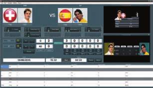 LiveCG Tennis Graphics and scoring software for tennis LiveCG Tennis is a complete solution to generate and display graphics for tennis live productions, such as animations, players' presentations,