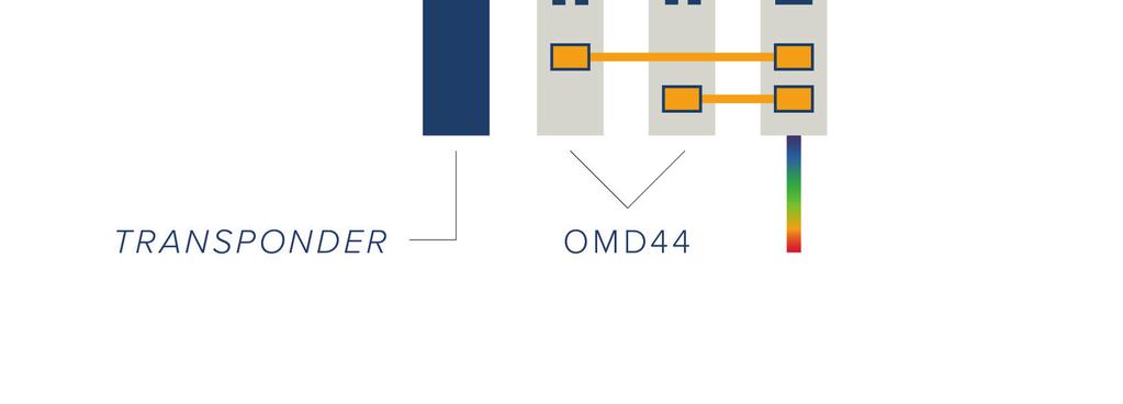 Starting with only a single OMD44 patch panel, it is possible to add/drop 44 wavelengths, then in the case of future traffic expansion, a second OMD44 patch panel can be added to support add/drop of