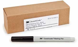 3M ScotchCode Marker Pens SMP 3M ScotchCode Marking Pens SMP are suggested for use with ScotchCode write-on products.
