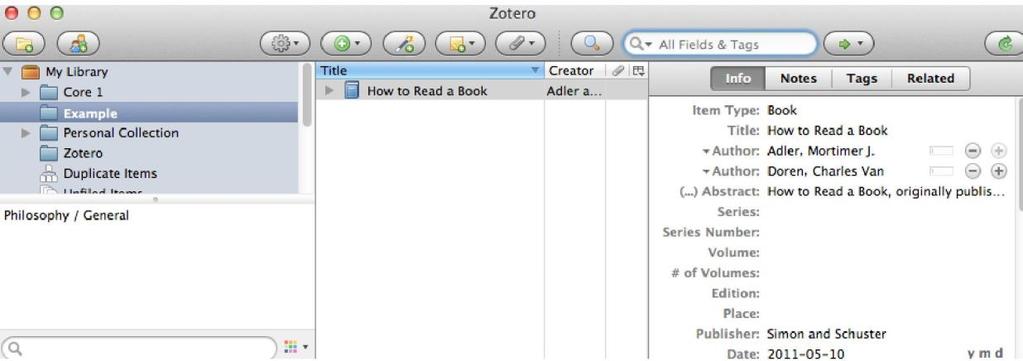 should appear if you have Zotero open. H.