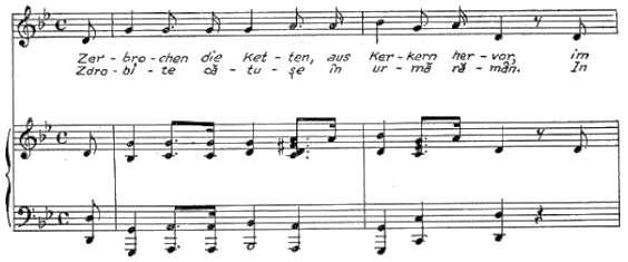 Studies the Royal Anthem, with lyrics by Vasile Alecsandri, its tempo became much slower, as hymn tempo. (Poslușnicu, 1928, p.