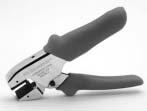 E-9J Crimping Tool The E-9J tool is a lightweight, handheld tool featuring a singlestroke, parallel crimping action
