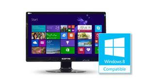 Windows 8 Compatibility Sceptre monitors are fully compatible with Windows 8, the most