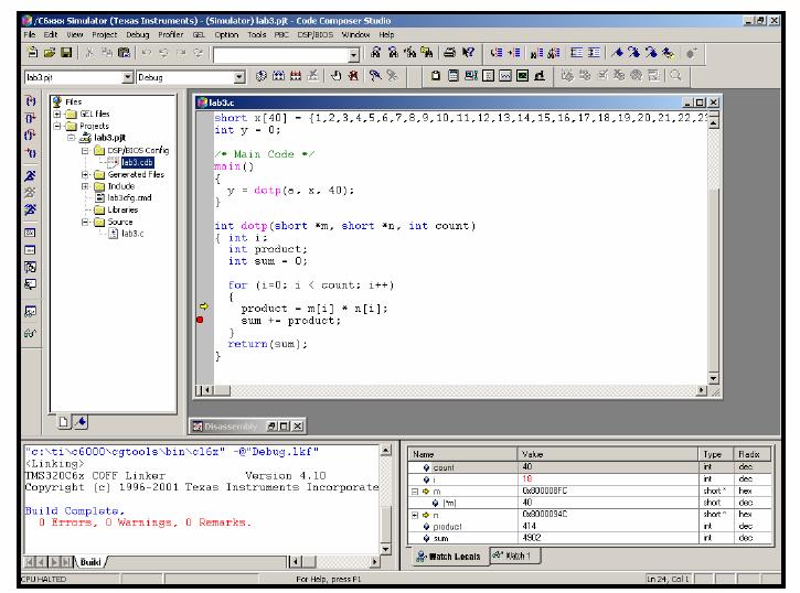 TI s CCS - Snap Shot TI s Code Composer Studio 21 22 Software Development Tools