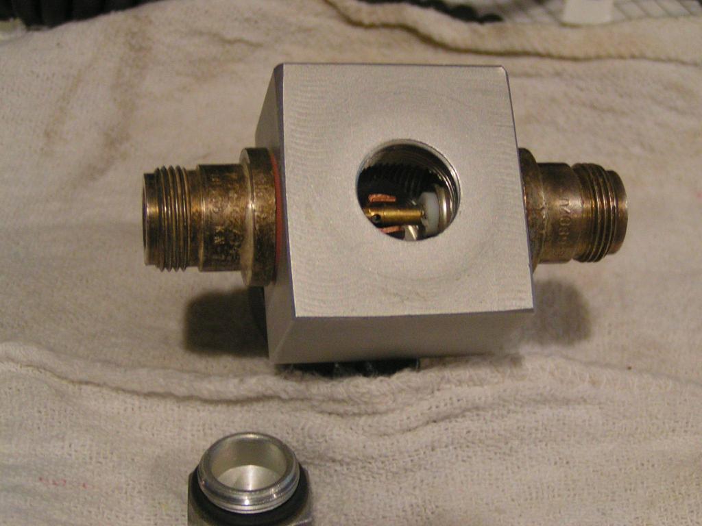 The Bullet is placed on the center connector and soldered, be sure to clean and smooth any excess solder.