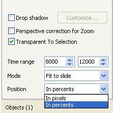 The "Perspective Correction for Zoom" block lets you essentially simulate a movie camera zoom. It's best to experiment with this along with linear and non-linear zooms to get the desired effect.