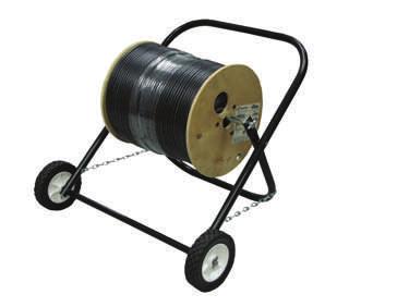 Individually boxed and shipped flat Features 6 wheels CC2024 Cable Caddy The CC2024 features two 6" wheels for